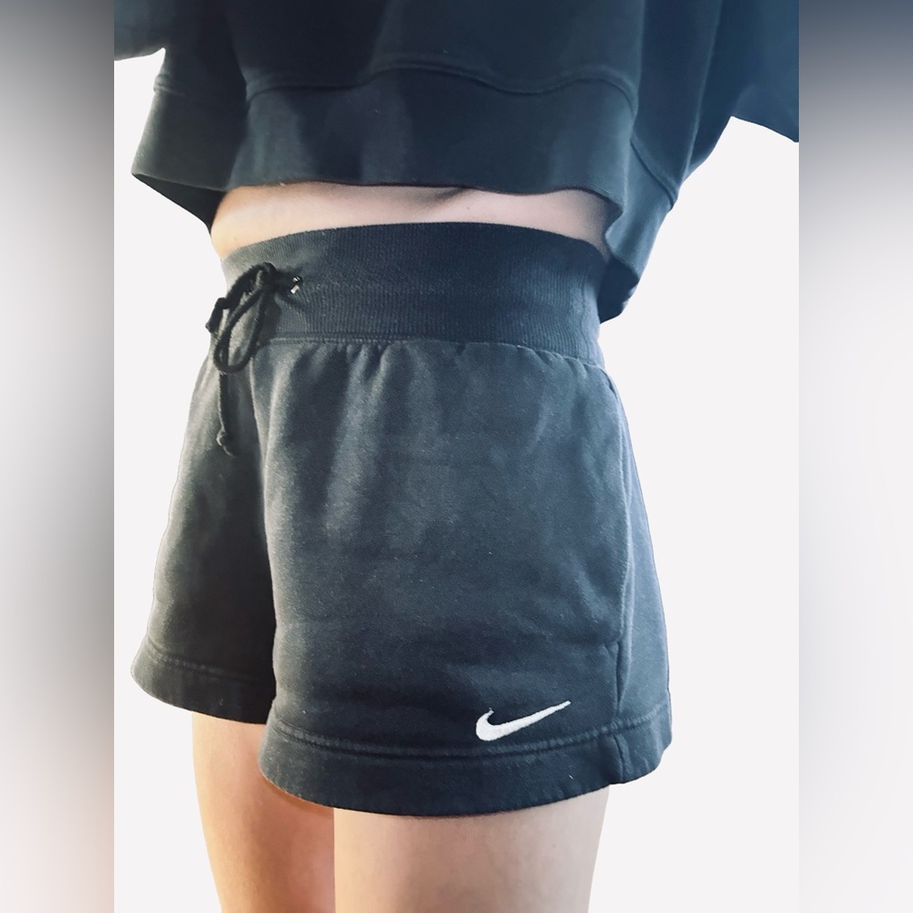 Nike Black high waisted Athletic Shorts